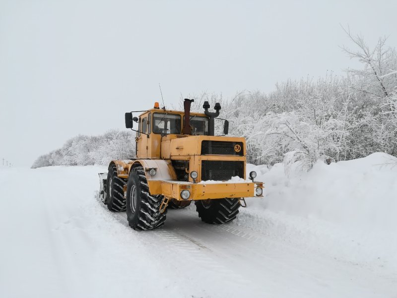 Кировец к 701 зимой