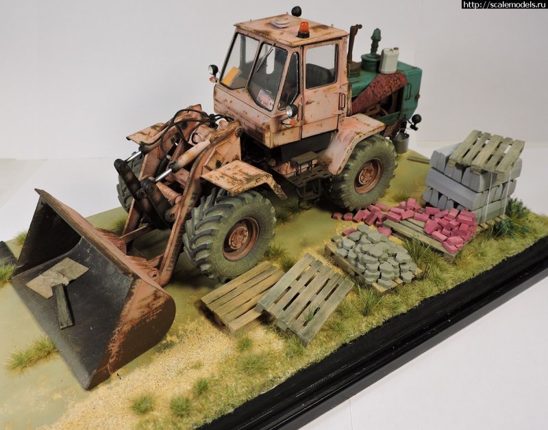 Сборная модель трактор т-150к