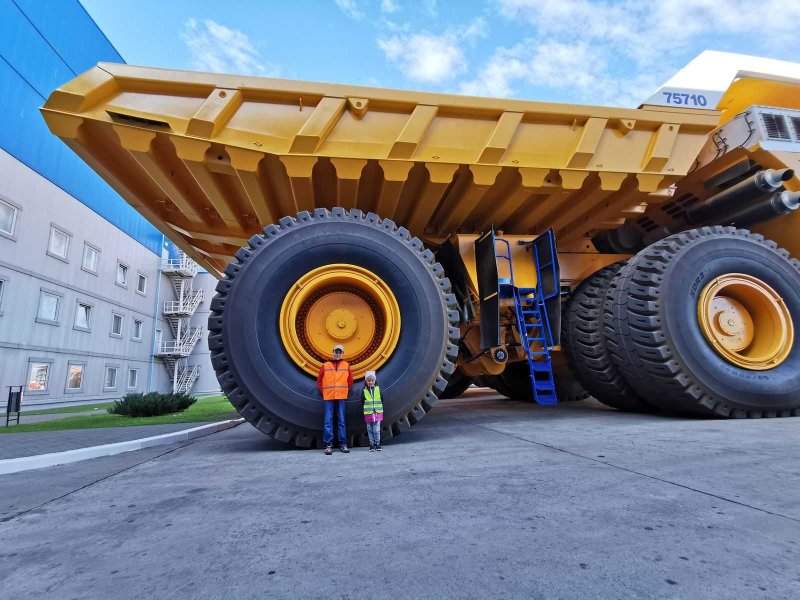 БЕЛАЗ-75710 высота