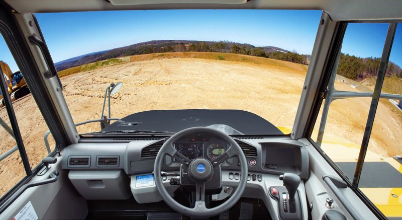 Komatsu hm400 кабина