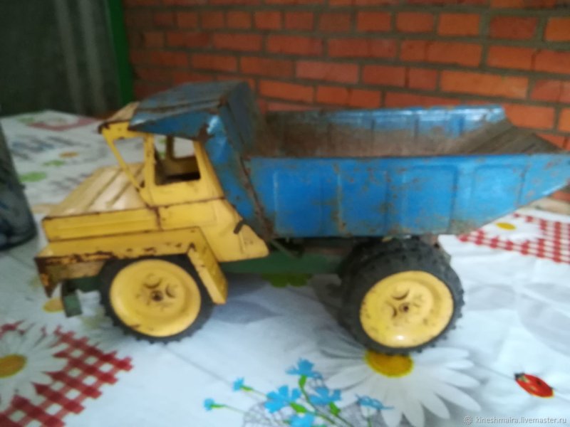 БЕЛАЗ игрушка СССР металлический