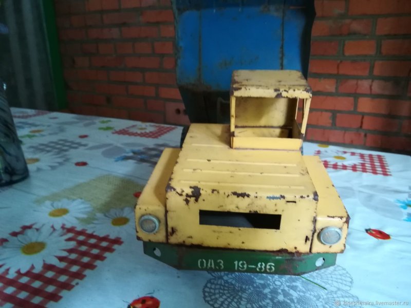 Игрушка СССР Железный БЕЛАЗ