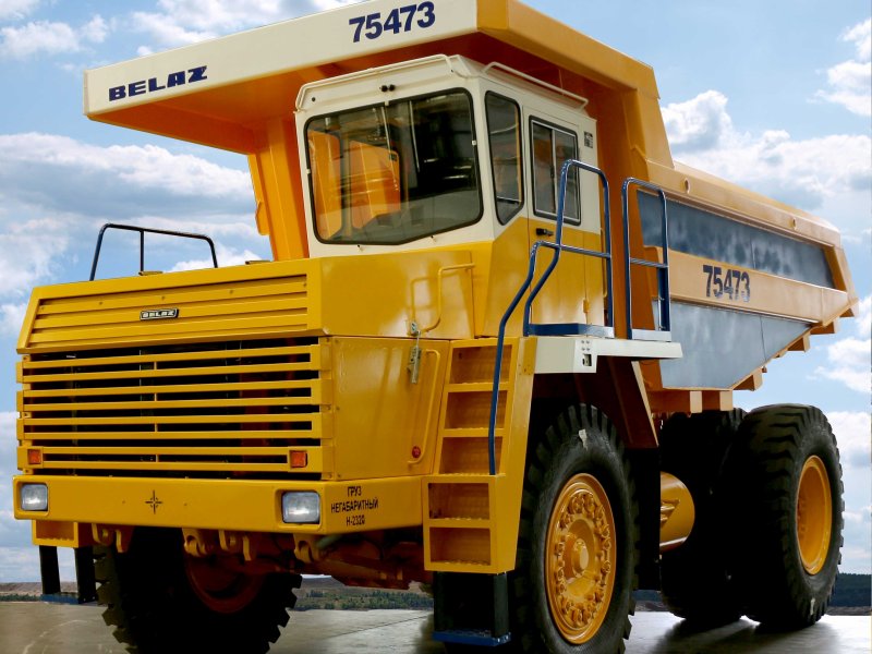 БЕЛАЗ 75473 габариты
