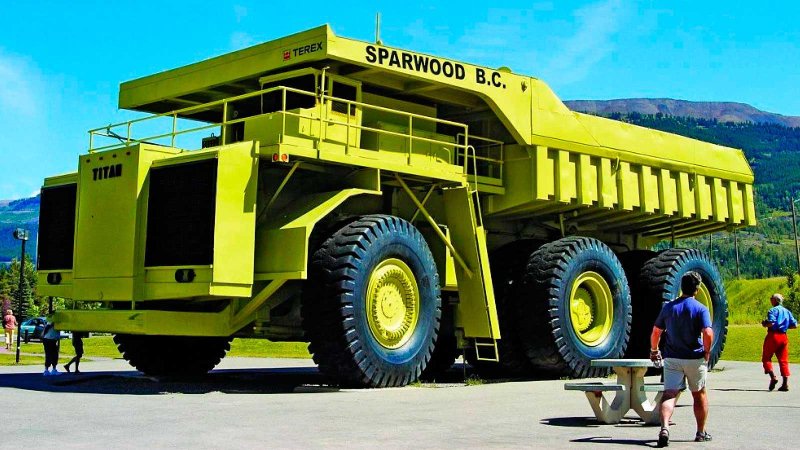 Terex 33 19 Titan и БЕЛАЗ