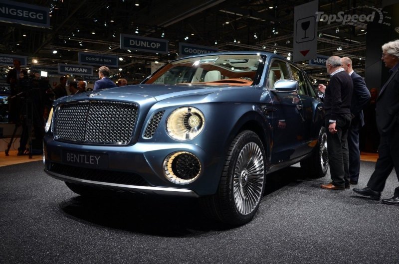 Новый внедорожник Bentley Exp 9f