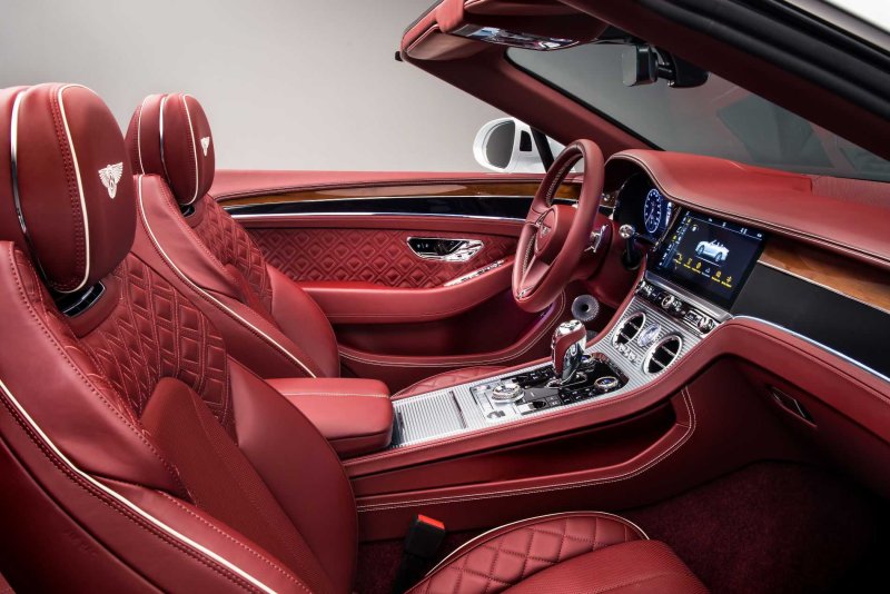 Bentley Continental gt 2021 салон