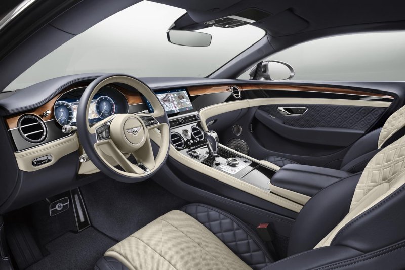 Bentley Continental gt 2021 салон