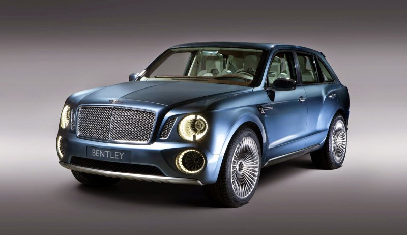 Новый внедорожник Bentley Exp 9f