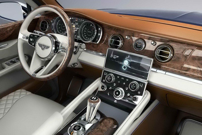 Bentley Exp 9 f салон