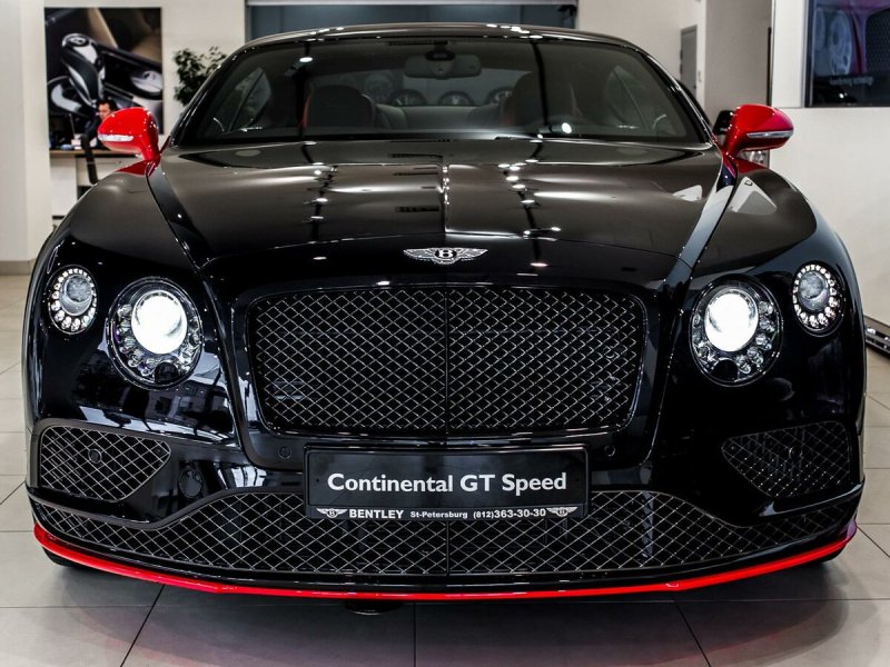 Бентли Континенталь gt 2016 чёрный