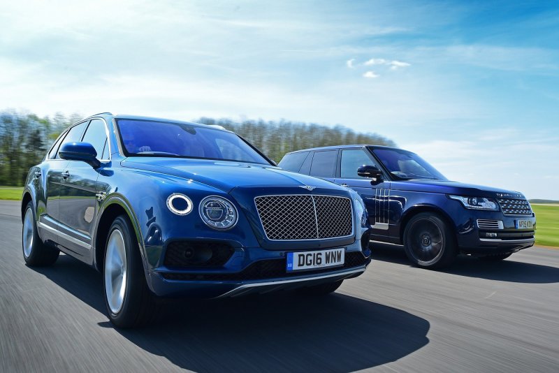 Bentley Bentayga и range Rover