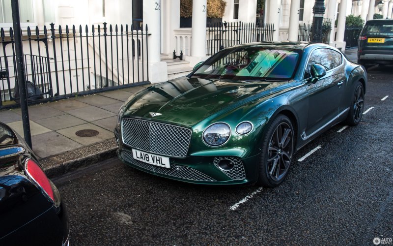 Bentley Continental gt Р·РµР»РµРЅС‹Р№