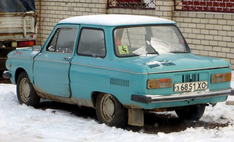 Черные советские номера ЗАЗ