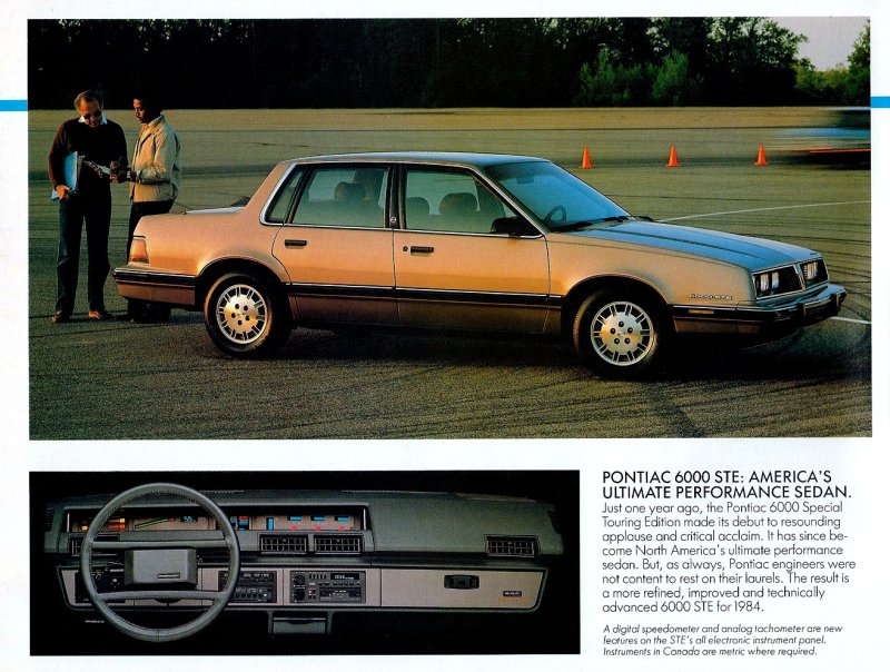 1982 Pontiac 6000 Brochure