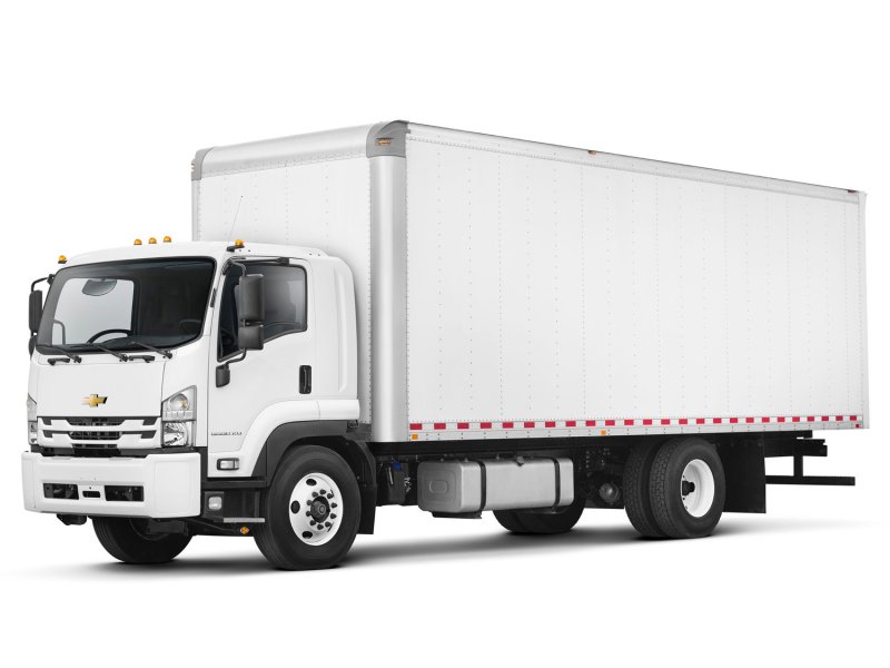 Isuzu фургон сбоку 3 тонны