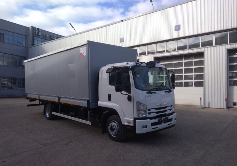 Бортовая платформа на Isuzu fsr34
