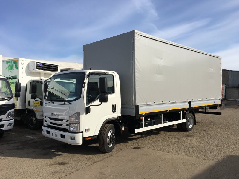Isuzu nmr85h бортовой тентованный
