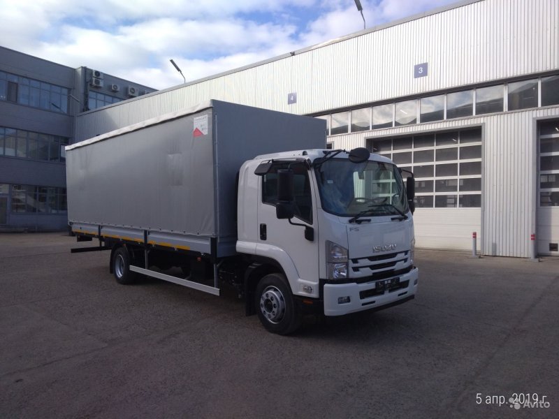 Бортовая платформа на Isuzu fsr34