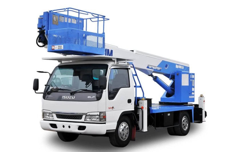 Автовышка Isuzu 22 метра - телескопическая