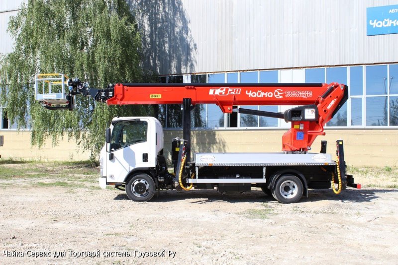 Автовышка Isuzu 22 метра - телескопическая