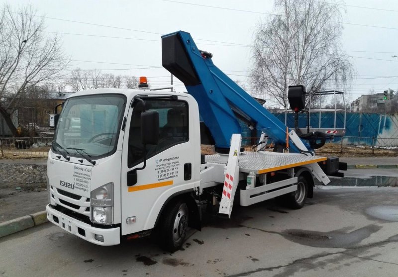 Исудзу 4 на4 автовышка ВИПО 22