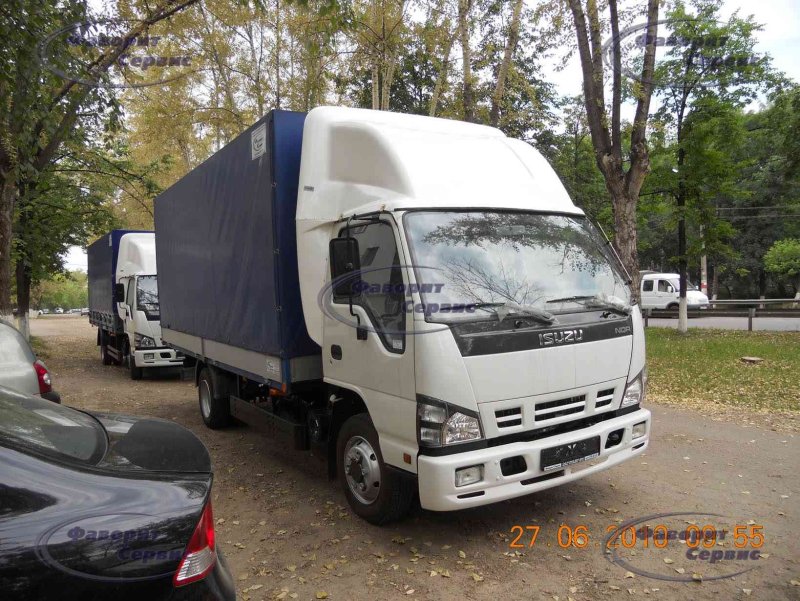 Nqr75 борт тент
