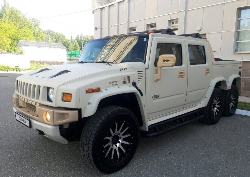 Hummer h2 шестиколесный