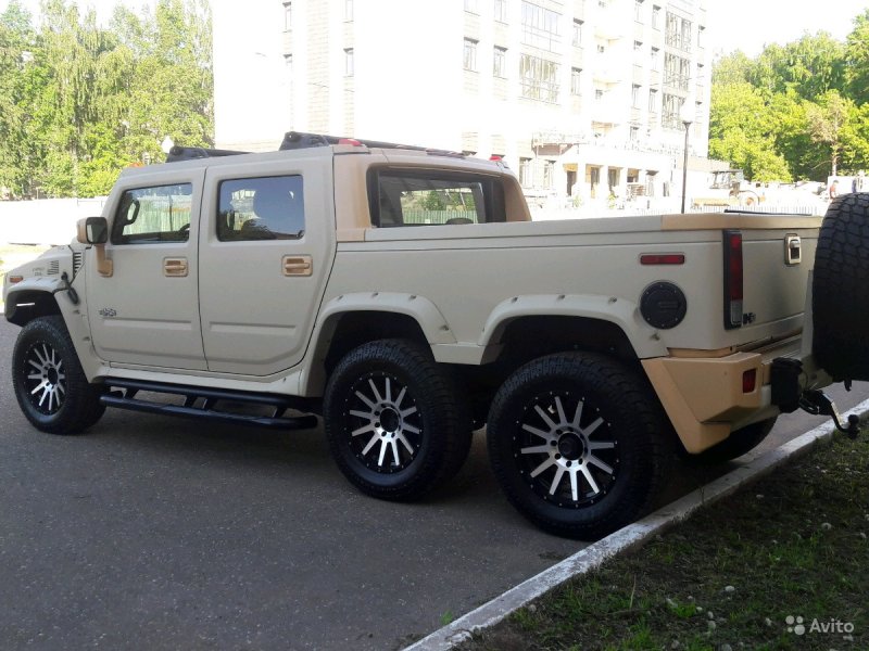 Hummer h2 белый пикап