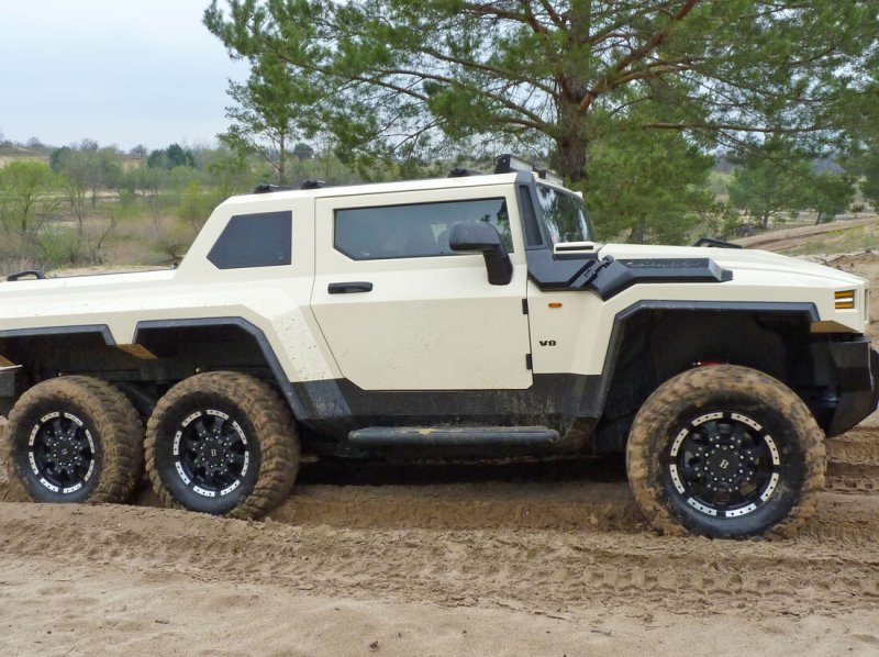Hummer 6x6 внедорожник