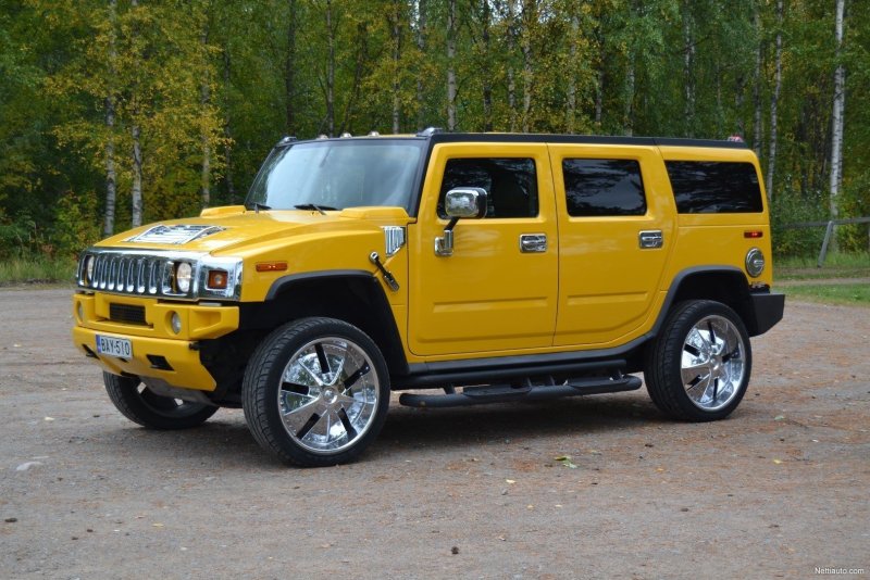 Hummer h2 желтый