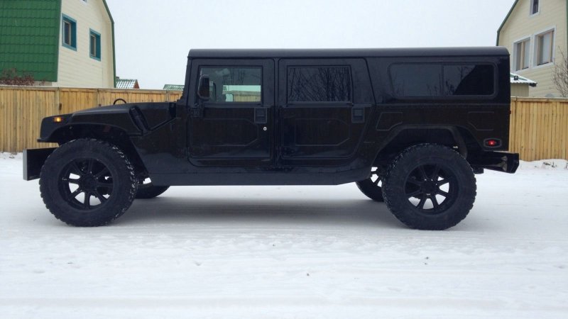 Hummer h1 пикап черный