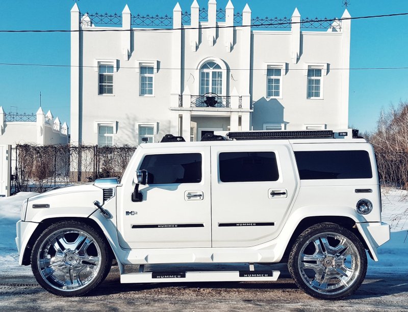 Hummer h2 White