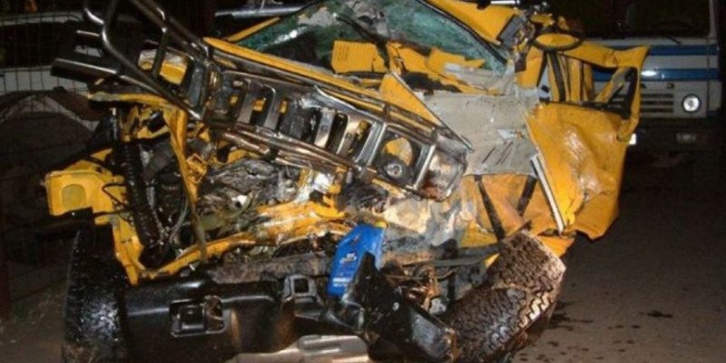 Hummer h2 ДТП