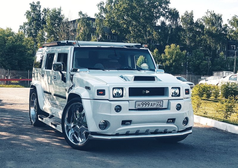 Хаммер н2 в обвесе