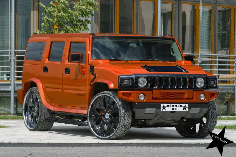Тюнингованный Hummer h2