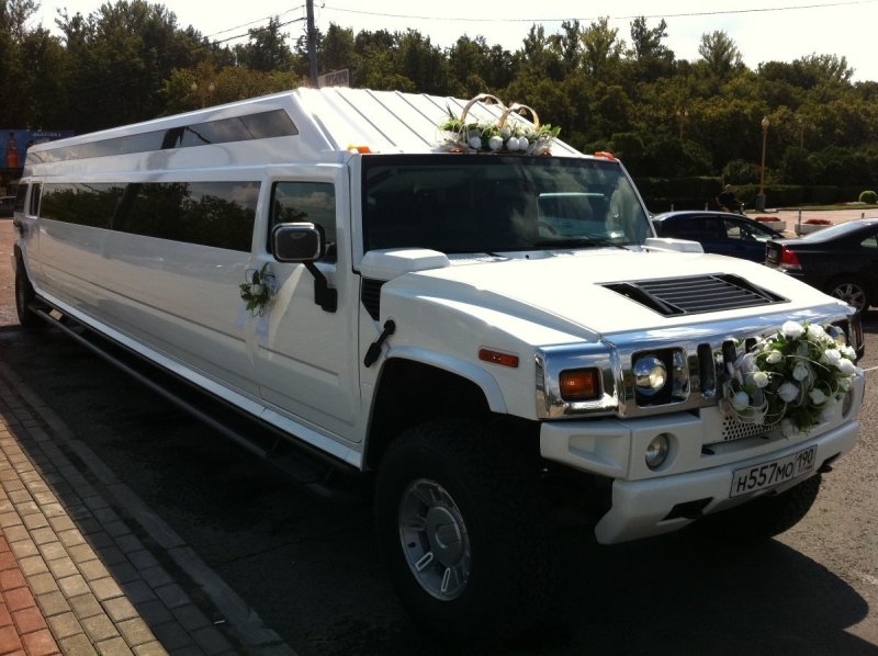 Hummer белый Хаммер лимузин
