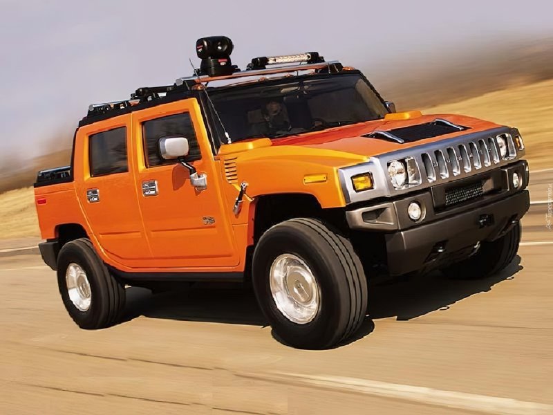 Hummer h2 оранжевый