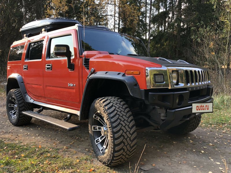 Hummer h2 оранжевый