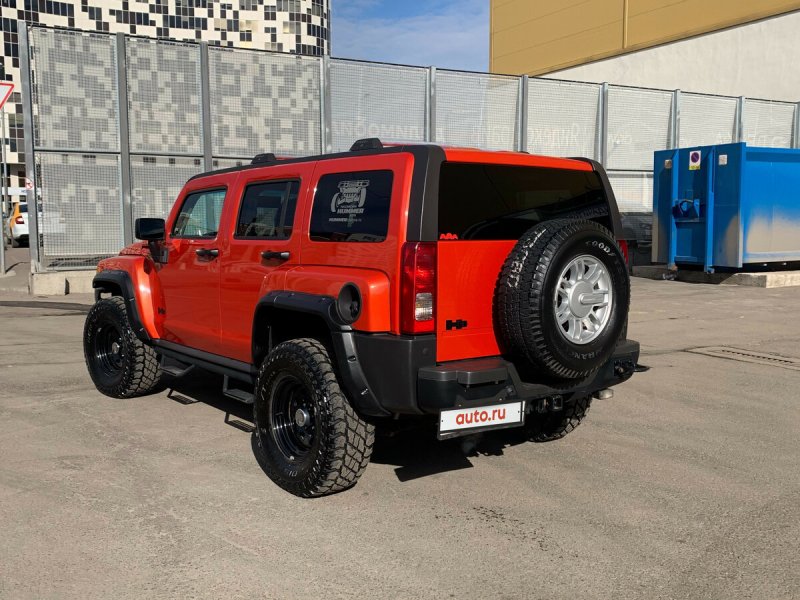 Hummer h3 оранжевый