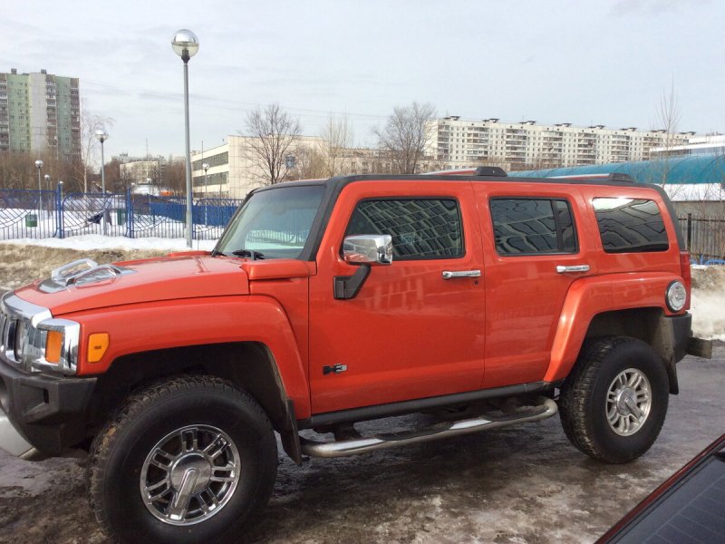 Hummer h3 Orange