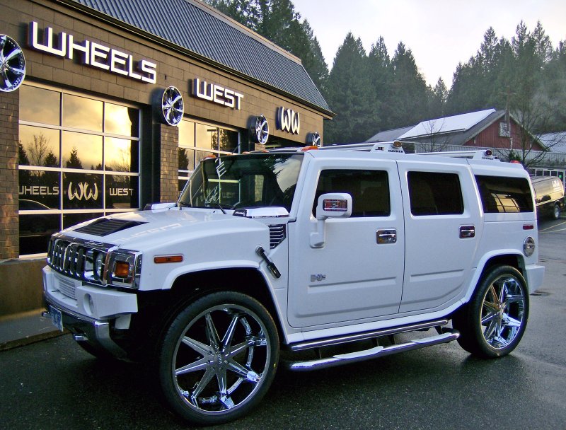 Хаммер h2 White