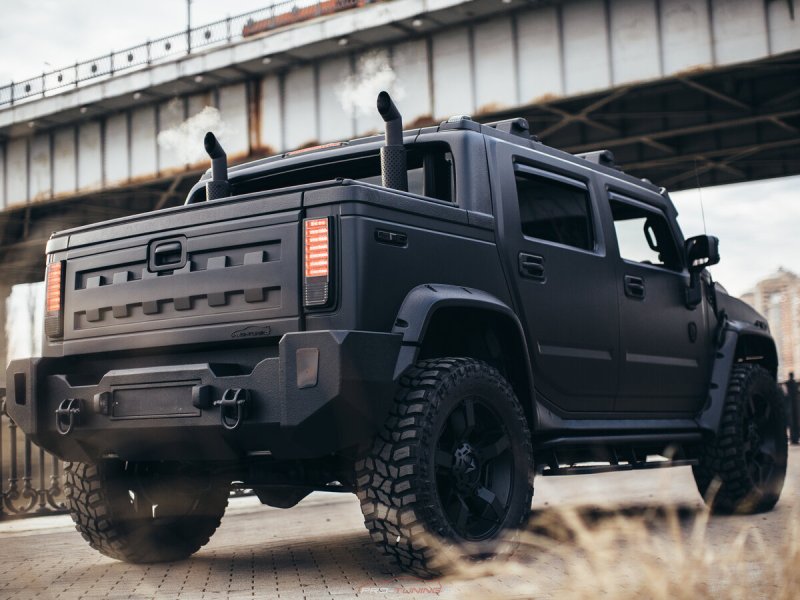 Hummer h2 Pickup Black