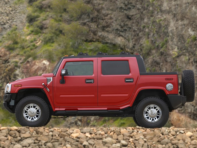 Hummer h2 SUV Red 2007