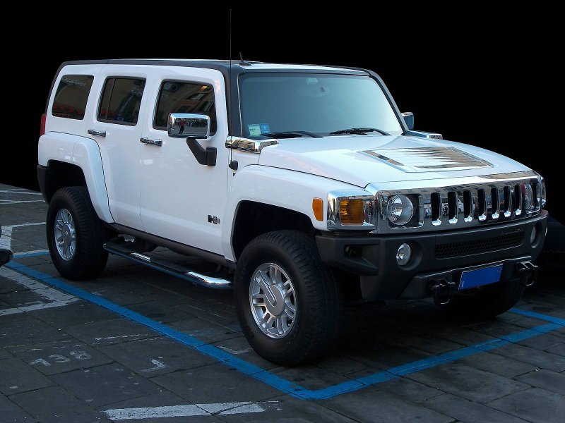Hummer h3 White