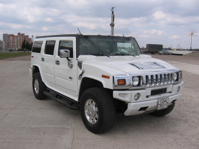 Hummer h2 белый
