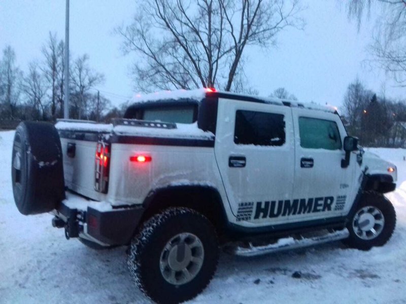 Hummer Pickup h2 2009 с рейлингами