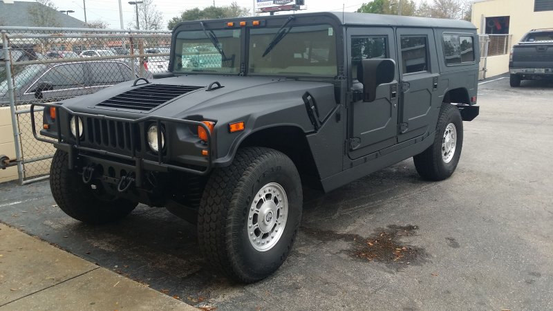 Hummer h1 черный