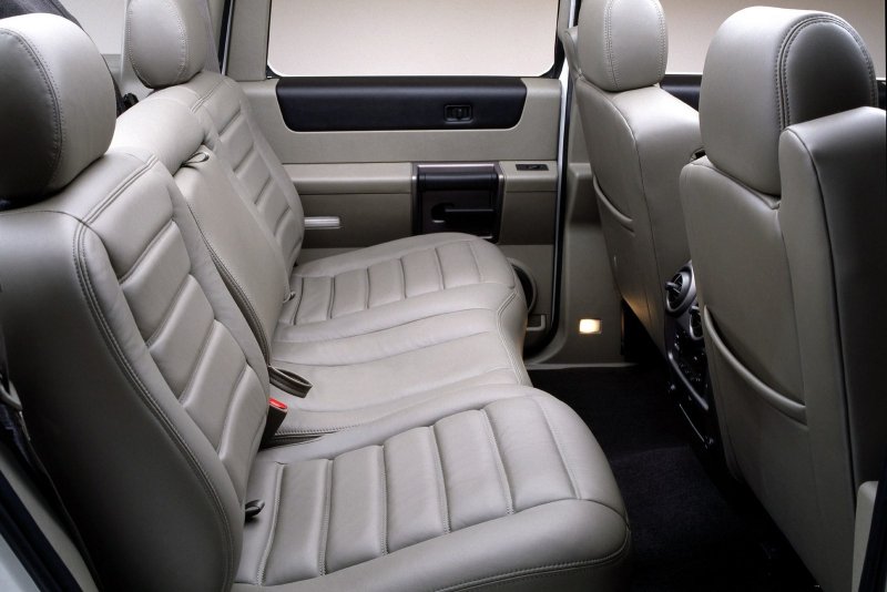 Hummer h3 салон сзади