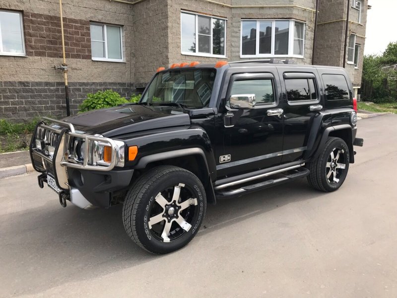 Hummer h3 2008 чёрный