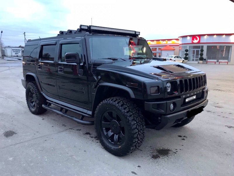 Hummer h2 2008 черный